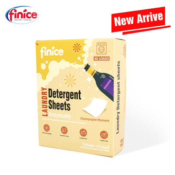 Premium Finice Laundry Detergent Sheet – Champagne Moment (40 Loads)