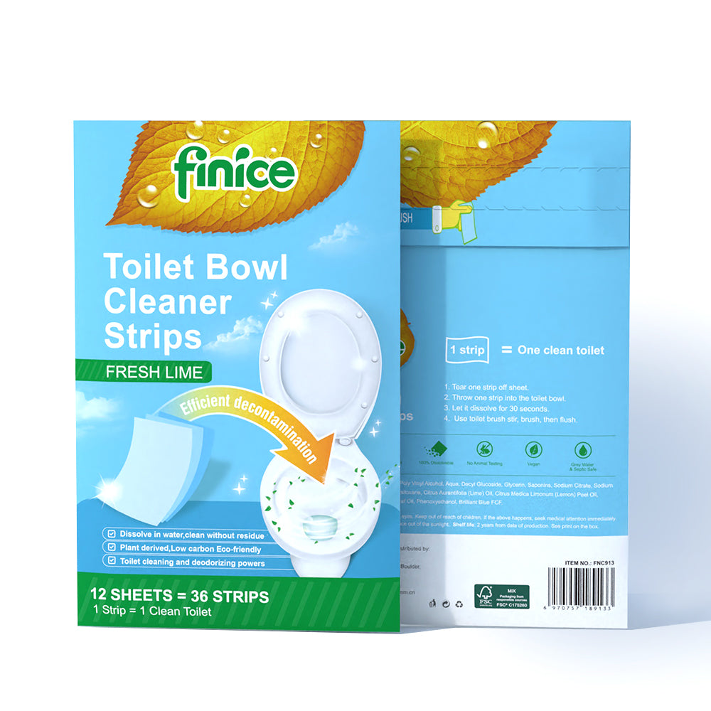 Finice Toilet Cleaner Sheet – No Scent (12 Sheets)