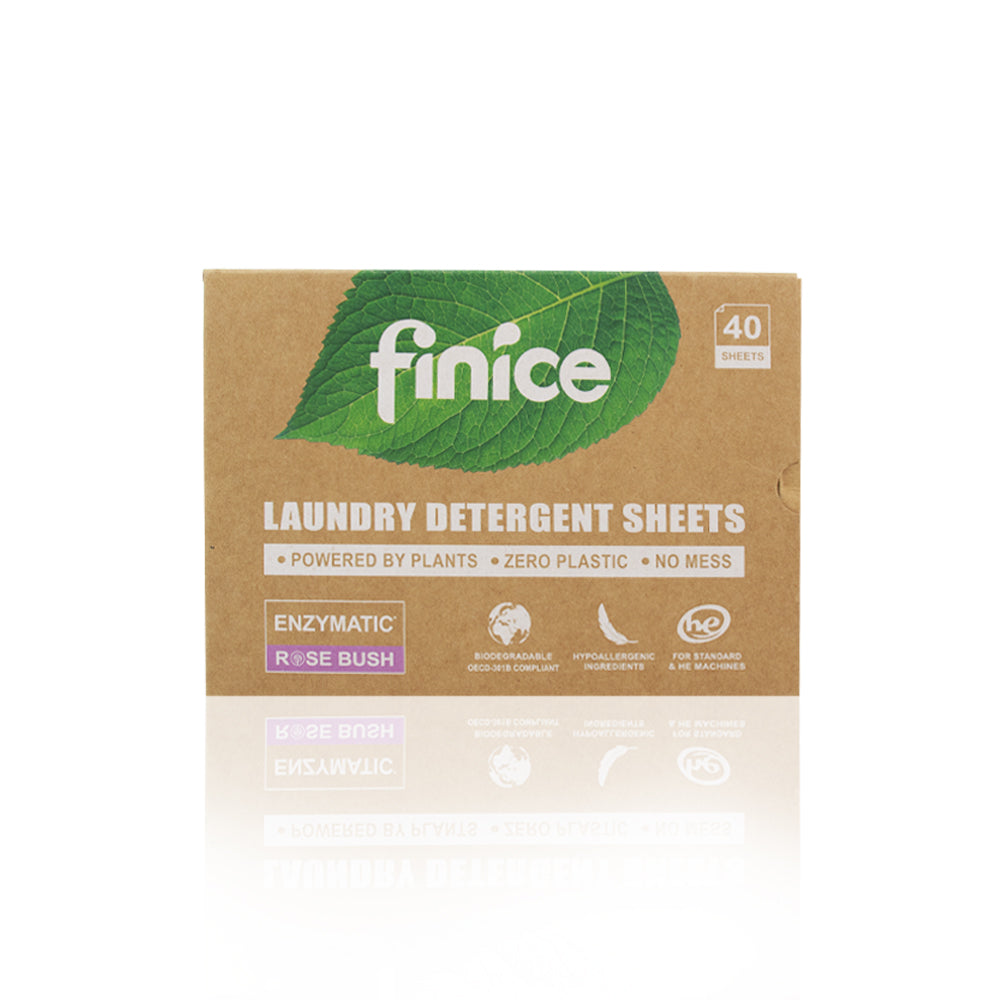 Eco Finice Laundry Detergent Sheet – Rose Bush (40 Sheets)