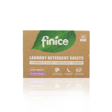 Eco Finice Laundry Detergent Sheet – Rose Bush (40 Sheets)