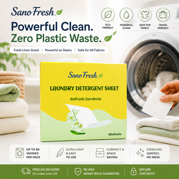 Eco Laundry Detergent Sheets UK | SanoFresh