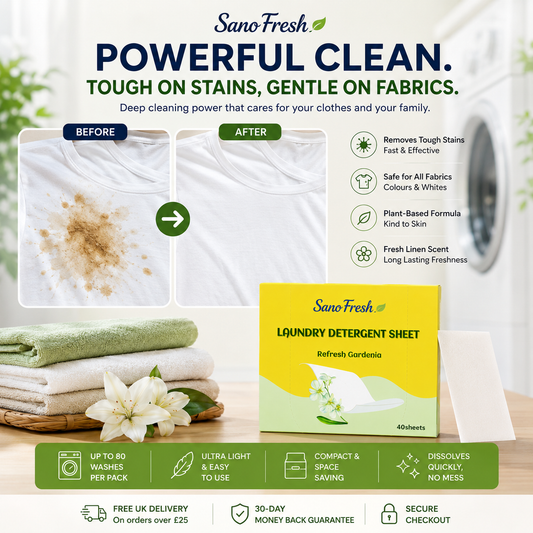 Eco Laundry Detergent Sheets UK | SanoFresh