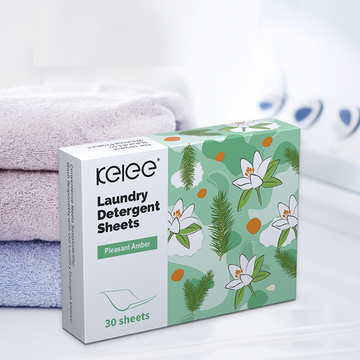 Kelee Laundry Detergent Sheets - Pleasant Amber (30 Sheets)