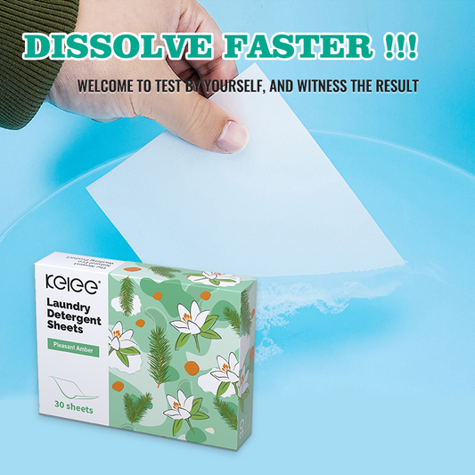 Kelee Laundry Detergent Sheets - Pleasant Amber (30 Sheets)