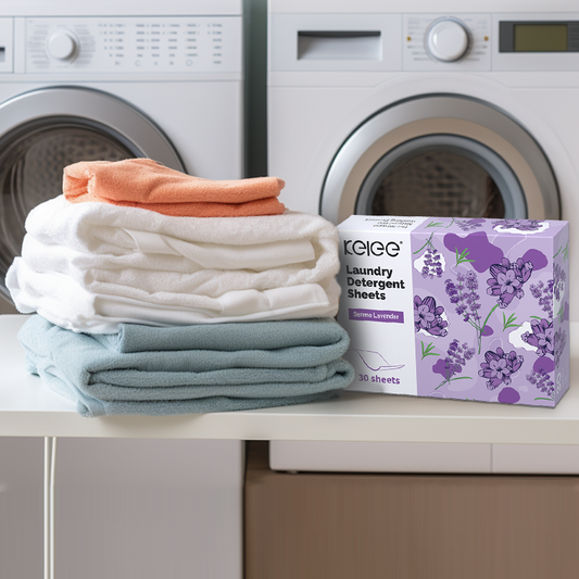 Kelee Laundry Sheets – Fresh Linen, Lavender & Ocean (50 Sheets)