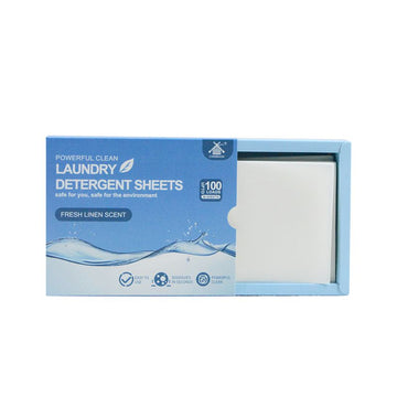 Powerful Clean Laundry Detergent Sheets (50 Sheets)